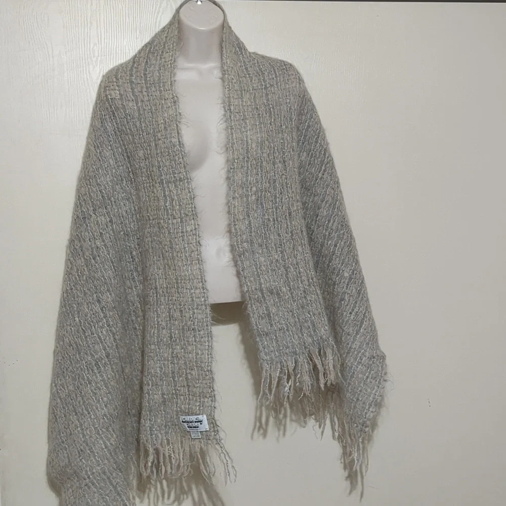 Linekin bay fabrics Handwoven shawl scarf
